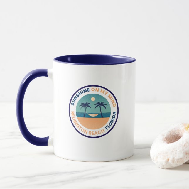 Caneca Red Beach Coffee Mug (Com Donut)