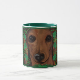 Caneca Red Dachshund
