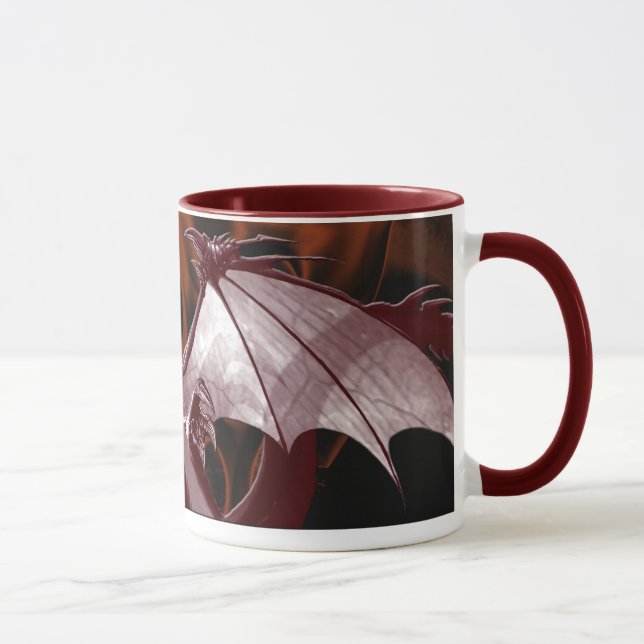 Caneca Red Dragon & Flames Fantasy Mug (Direita)