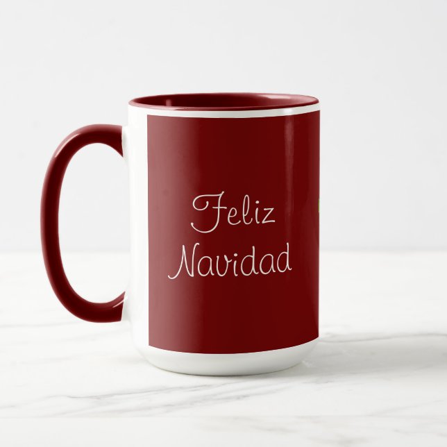 Caneca Red Feliz Navidad Cactus Mug (Esquerda)