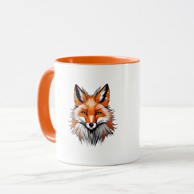 Caneca Red Fox Mug (Frente Esquerda)