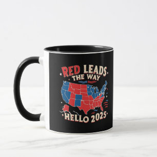 Caneca Red Lidera o Caminho Alô - Trump de Inauguração 20
