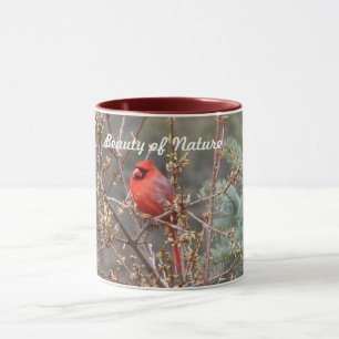 Caneca Red Male Cardinal Mug