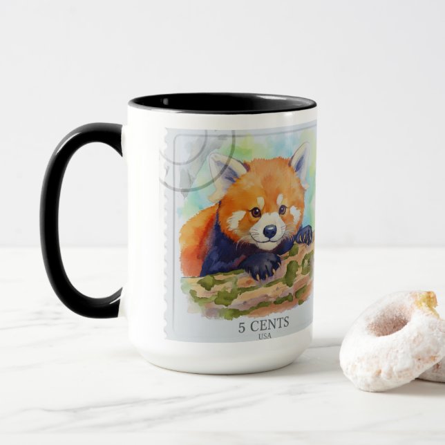Caneca Red panda (Com Donut)