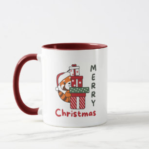 Caneca Red Panda Natal Presente Inverno Pandas Vermelhas 