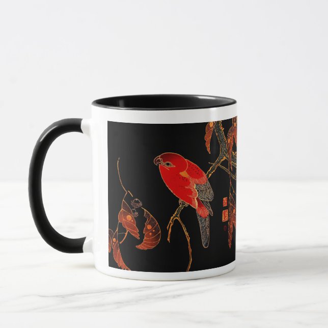 Caneca Red Parrot Fine Art (Esquerda)