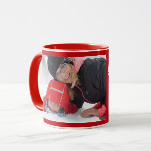 Caneca Red Personalize Modelo de Fotografia Presente Coff