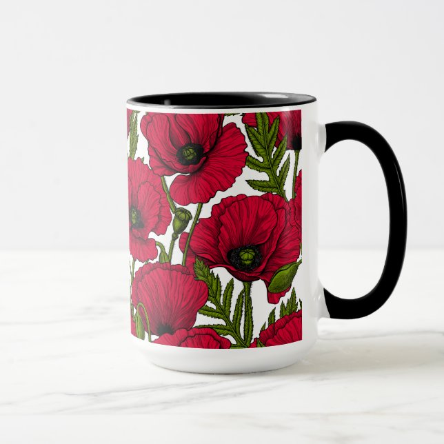Caneca Red Poppy jardim 2 (Direita)