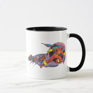 Caneca Red Tornado Em Movimento Vento