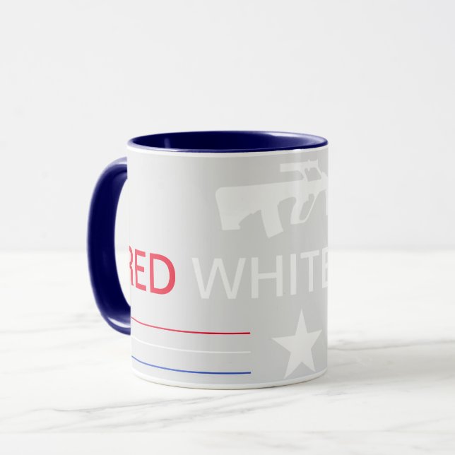 Caneca Red White e Pew Patriotic (Frente Esquerda)