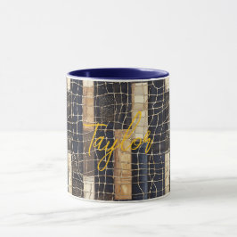 Caneca Rede Azul Marrom Oceano
