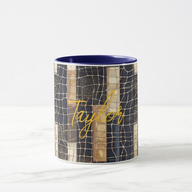 Caneca Rede Azul Marrom Oceano (Centro)