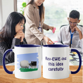 Caneca Reexaminando essa ideia cuidadosamente