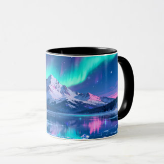 Caneca Reflexo da Montanha Aurora