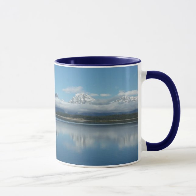 Caneca Reflexo do Monte Moran em Grand Teton (Direita)
