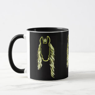 Caneca Reflexões Sunny de um Cavalo