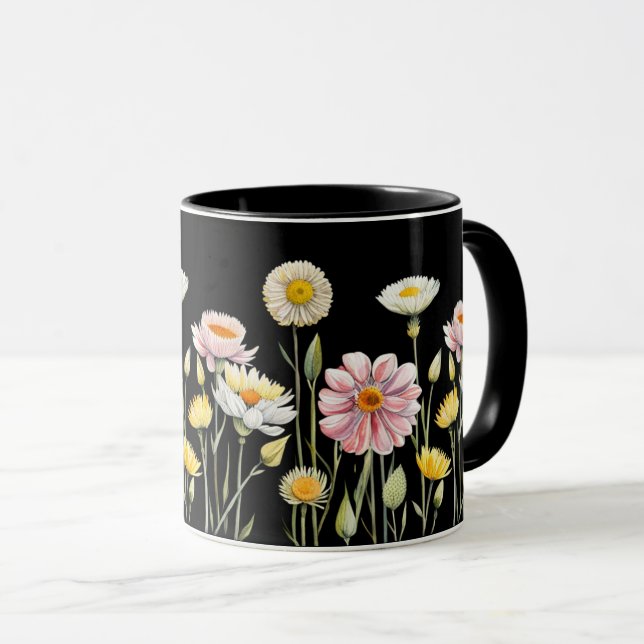 Caneca Reflexos Florais (Frente Esquerda)