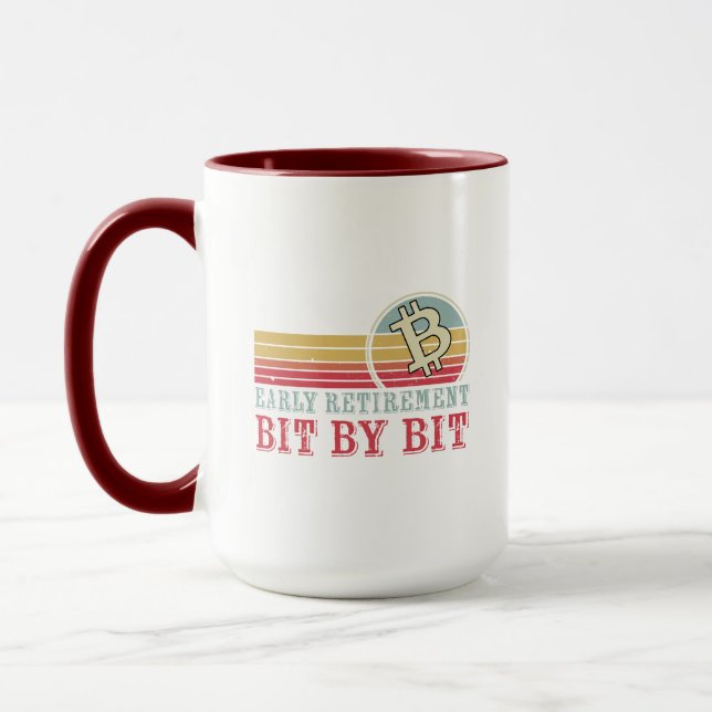 Caneca Reforma antecipada: Pouco a pouco | Cripto Engraça (Esquerda)