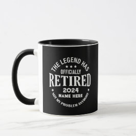 Caneca Reforma personalizada A Legenda se aposentou