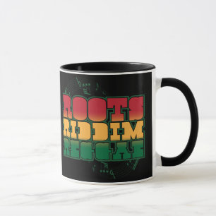 Caneca Reggae de Riddim das raizes