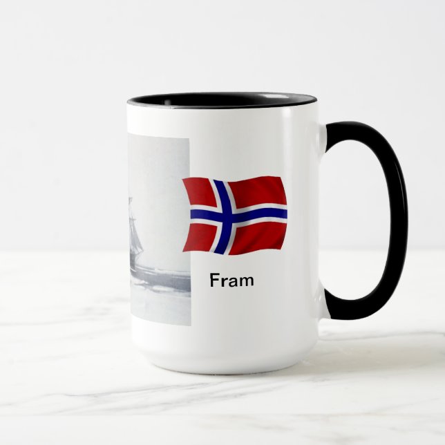 Caneca Região polar "Fram" no gelo (Direita)