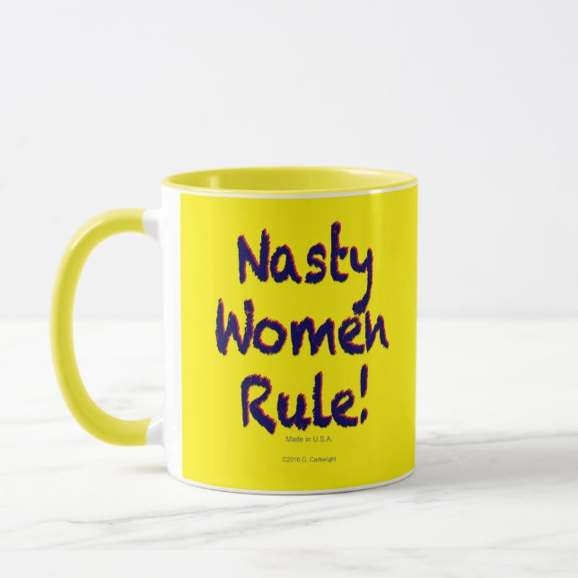 Caneca Regra das Mulheres Desagradáveis (Esquerda)