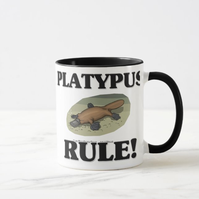 Caneca Regra de PLATYPUS! (Direita)