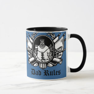 Caneca Regras do pai!