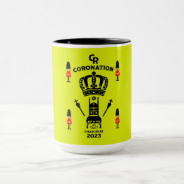 Caneca Rei Charles III Coronação Comemorativa Souvenir