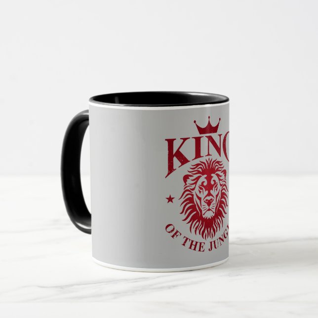 Caneca Rei Da Lata Da Selva (Frente Esquerda)