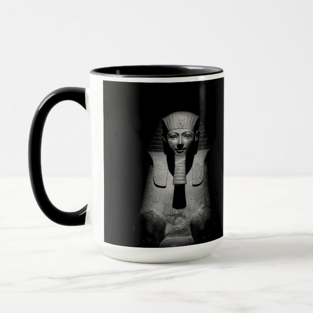 Caneca Rei faraó preto e branco (Esquerda)