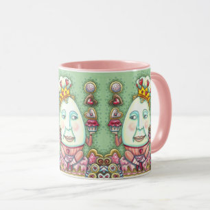CANECA REI HUMPTY DE CORAÇÕES E CONFECÇÕES, NAMORADOS