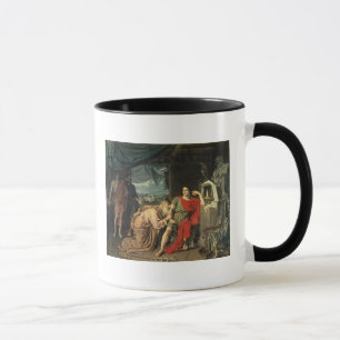 Caneca Rei Priam que implora Achilles pelo retorno de