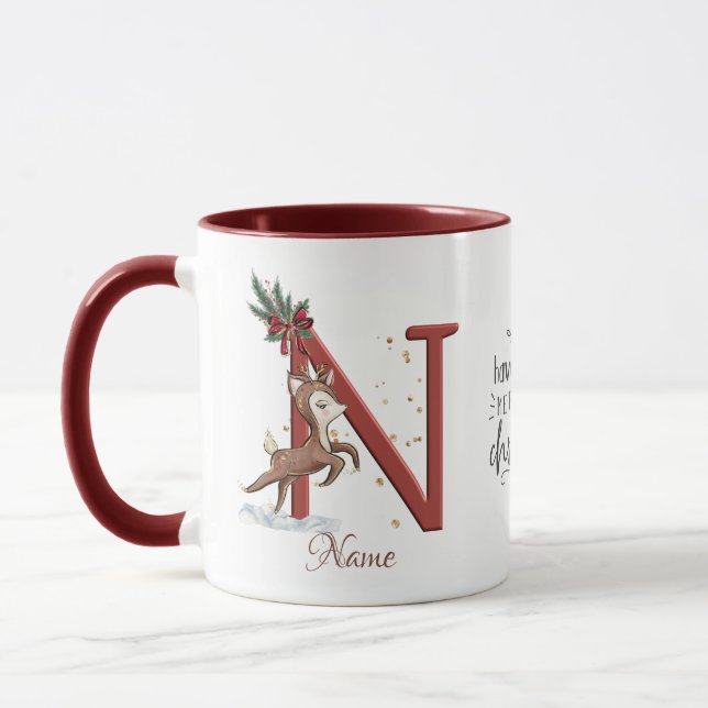 Caneca Reindeer Christmas Mug (Esquerda)