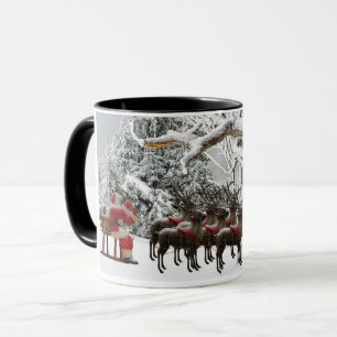 Caneca Reindeer de inverno