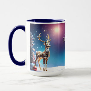 Caneca Reindeer Jewels Foliday Mug