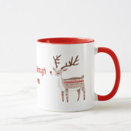 Caneca Reindeer Mug de Natal | Design de Feriado Nórdico