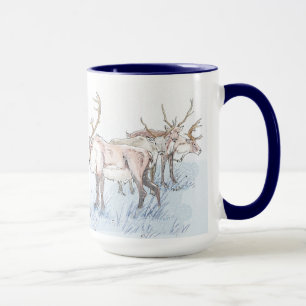 Caneca Reindeer no Snow Mug