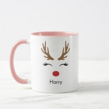 Reindeer Xmas Holiday Mug