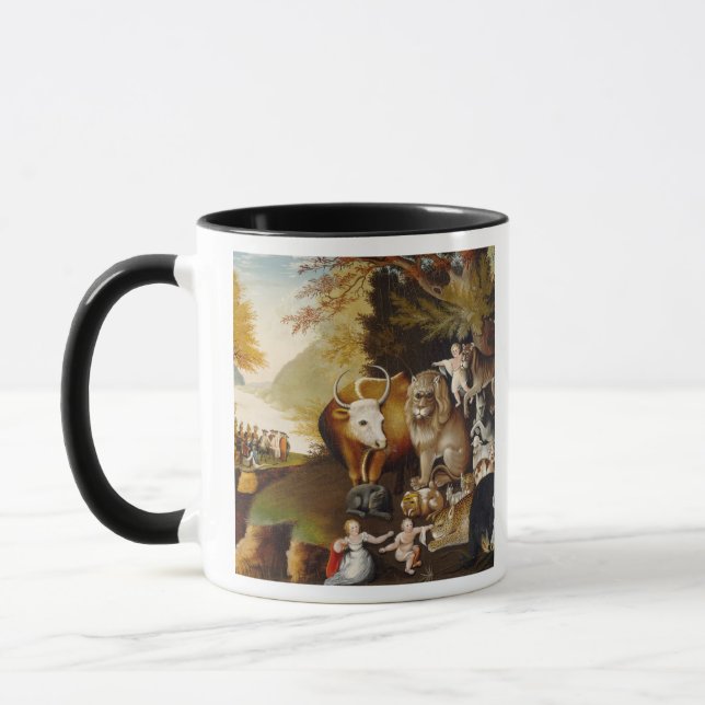 Caneca Reino pacífica, c.1834 (óleo em canvas) (Esquerda)