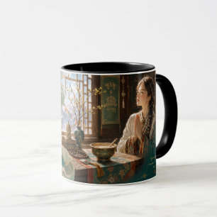 Caneca Reino secreto escondido, rezando por bênçãos