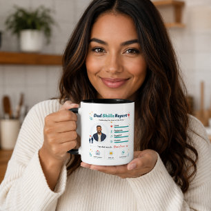 Caneca Relatório de Habilidades do Papai Melhor Apreciaçã