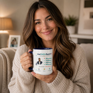 Caneca Relatório de Habilidades do Papai Melhor Apreciaçã