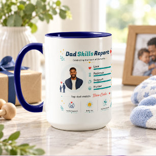 Caneca Relatório de Habilidades do Papai Melhor Apreciaçã