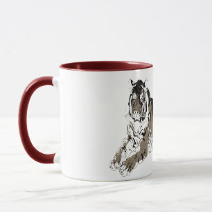 Caneca Relaxando a Tigre Mug