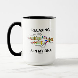 Caneca Relaxar está em meu ADN (a réplica do ADN)