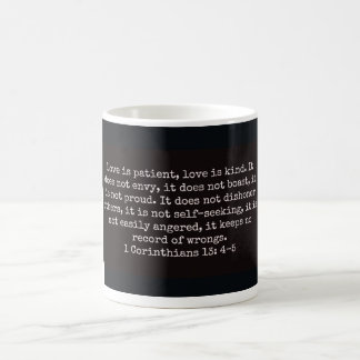 Caneca religiosa, amor