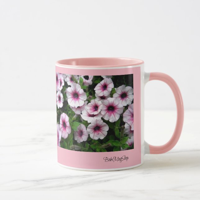 Caneca Remendo cor-de-rosa do petúnia (Direita)