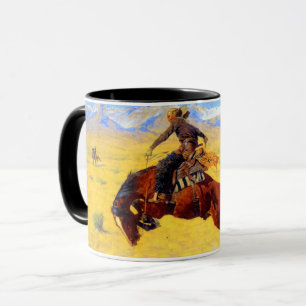 Caneca Remington Old West Horse and Cowboy