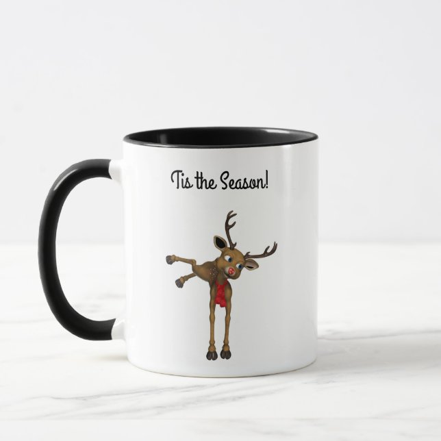 Caneca Rena Pateia Levanta os Calcanhares Desenho Animado (Esquerda)